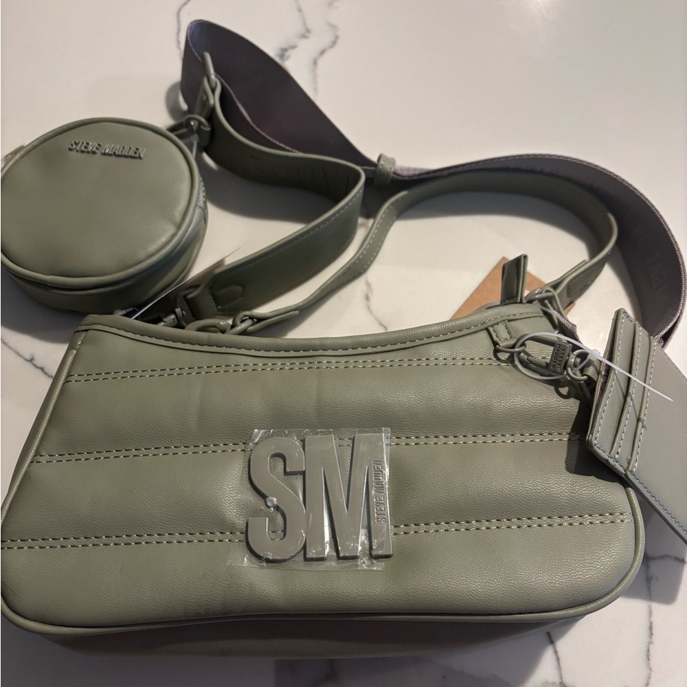 Steve Madden Sage Green Crossbody Bag